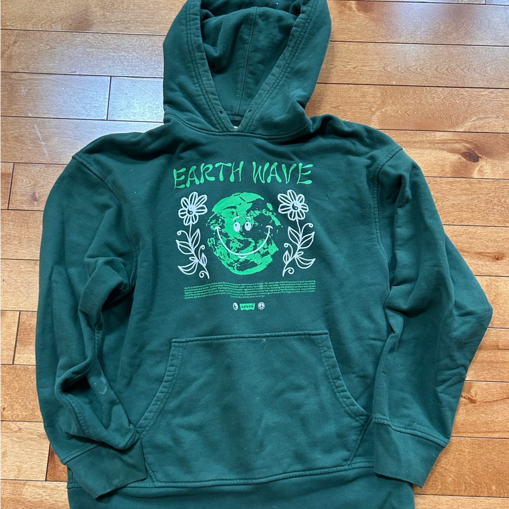 Levi's Dark Green Graphic Hoodie